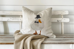 Cute Retro Animal Gentleman Goose Seamless Pattern Set Product Image 3