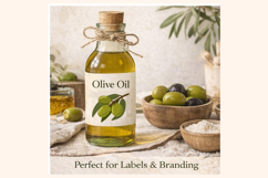 Olive Branch Clipart Set, Mediterranean Olive Product Image 3