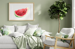 watercolor fruit watermelon clipart. Product Image 5
