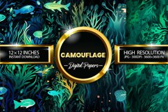 Camouflage Digital Papers - 04 Variations Product Image 1