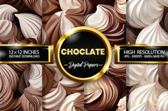 Choclate Digital Papers - 04 Variations Product Image 1