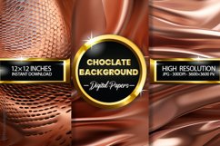 Choclate Background Digital Papers - 03 Variations Product Image 1