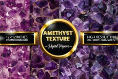 Amethyst Textures Digital Papers - 04 Variations Product Image 1