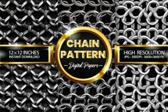 Chain Pattern Digital Papers - 03 Variations Product Image 1