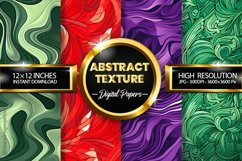 Abstract Texture Digital Papers - 04 Variations Product Image 1
