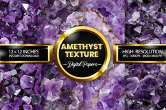 Amethyst Textures Digital Papers - 04 Variations Product Image 1