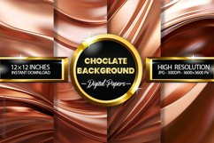 Choclate Background Digital Papers - 04 Variations Product Image 1