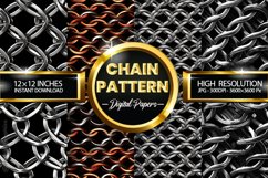 Chain Pattern Digital Papers - 04 Variations Product Image 1