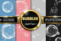 Bubbles Digital Papers - 04 Variations Product Image 1