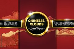 Chineses Clouds Digital Papers - 03 Variations Product Image 1