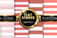 Flat Stripes Digital Papers - 04 Variations Product Image 1