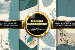 Minimal Background Digital Papers - 04 Variations Product Image 2