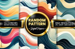 Random Pattern Digital Papers - 04 Variations Product Image 1