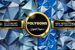 Polygons Digital Papers - 04 variations Product Image 1