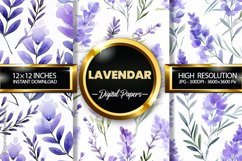Lavendar Digital Papers - 03 Variations Product Image 1