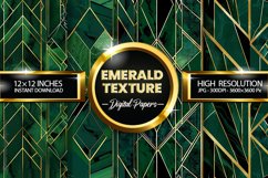 Emerald Texture Digital Papers - 04 variations Product Image 2