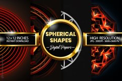 Spherical Shapes Digital Papers - 04 Variations Product Image 2