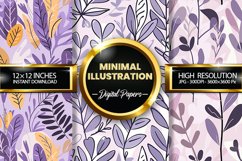 Minimal Illustration Digital Papers - 03 Variations Product Image 2
