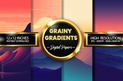 Grainy Gradients Digital Papers - 04 Variations Product Image 1