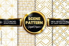 Scene Pattern Digital Papers - 04 Variations Product Image 1