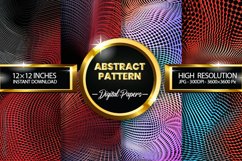 Abstract Pattern Digital Papers - 04 Variations Product Image 1