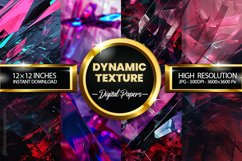 Dynamic Texture Digital Papers - 04 variations Product Image 1