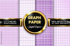 Graph Paper Digital Papers - 04 Variations Product Image 1