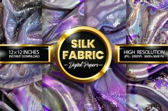 Silk Fabric Digital Papers - 04 Variations Product Image 1