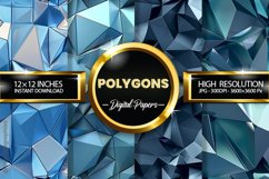 Polygons Digital Papers - 04 variations Product Image 1