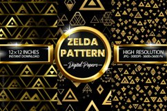 Zelda Pattern Digital Papers - 03 Variations Product Image 1