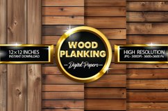 Wood Planking Digital Papers - 04 Variations Product Image 1