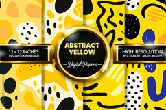 Abstract Yellow Digital Papers - 04 Variations Product Image 1