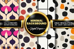 Minimal Background Digital Papers - 04 Variations Product Image 1