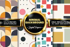 Minimal Background Digital Papers - 04 Variations Product Image 1