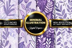 Minimal Illustration Digital Papers - 04 Variations Product Image 2