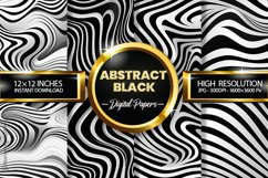 Abstract Black Digital Papers - 04 Variations Product Image 1