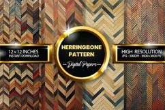 Herringbone Pattern Digital Papers - 04 Variations Product Image 1
