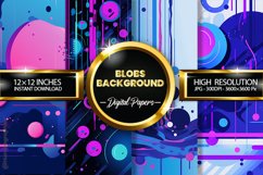 Blobs Background Digital Papers - 04 Variations Product Image 2