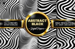 Abstract Black Digital Papers - 04 Variations Product Image 1