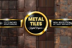 Metal Tiles Digital Papers - 04 Variations Product Image 1