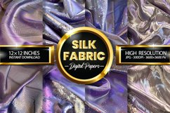 Silk Fabric Digital Papers - 04 Variations Product Image 1