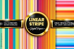 Linear Stripe Digital Papers - 04 Variations Product Image 1