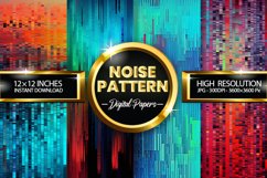 Noise Pattern Digital Papers - 04 variations Product Image 1