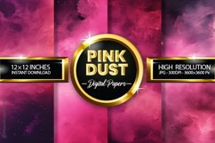 Pink Dust Digital Papers - 04 variations Product Image 1