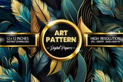 Art Pattern Digital Papers - 04 Variations Product Image 1