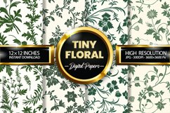 Tiny Floral Digital Papers - 04 Variation Product Image 1