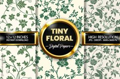 Tiny Floral Digital Papers - 03 Variation Product Image 1