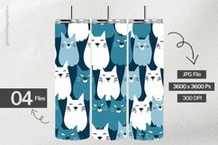 Cat Pattern Digital Papers - 04 Variations Product Image 1