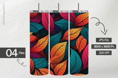 Colorful Leaves Digital Papers - 04 Variations Product Image 2