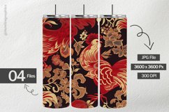 Chinese Roster Digital Papers - 04 Variations Product Image 2